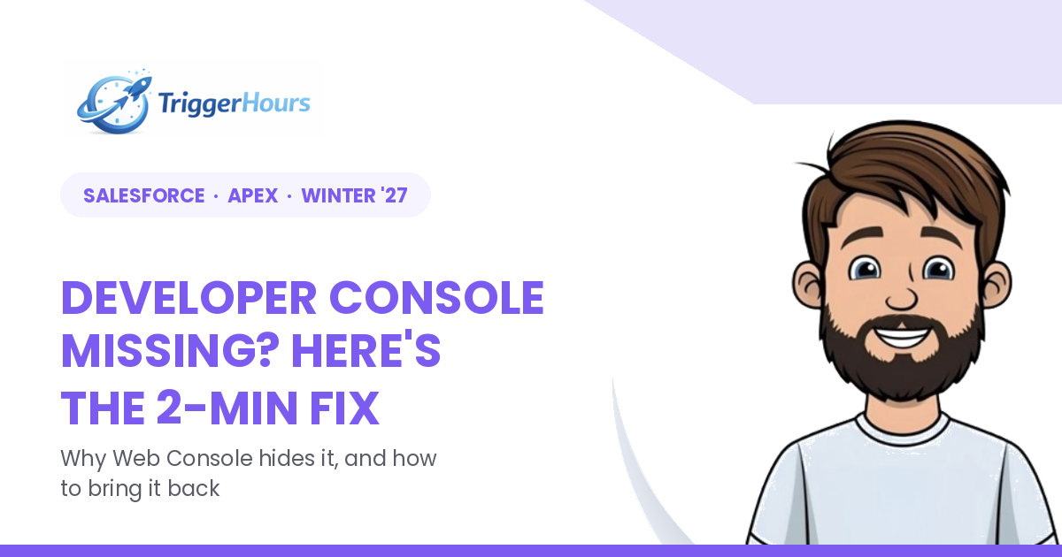 Developer console