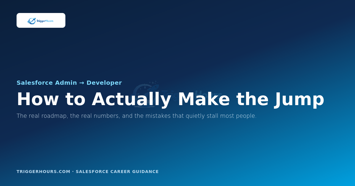 salesforce admin to developer